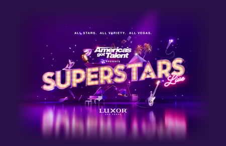2023 Logo for America's Got Talent Presents Superstars Live.
